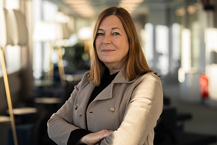 Porträtt på Helene Sjövall.