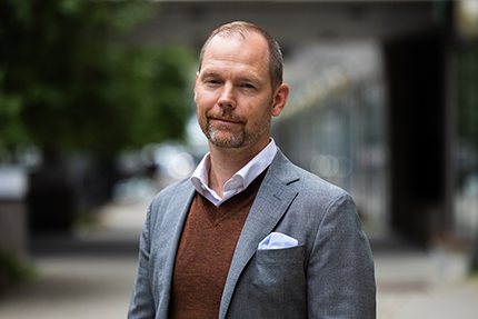 Porträtt på Björn Kjellman.