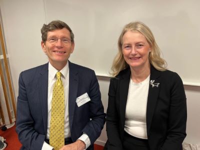 Doede Ackers samt Eva Ryberg från EU-kommissionen Foto: Gun Wantell