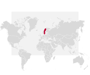 Sveriges position i världen, norra europa