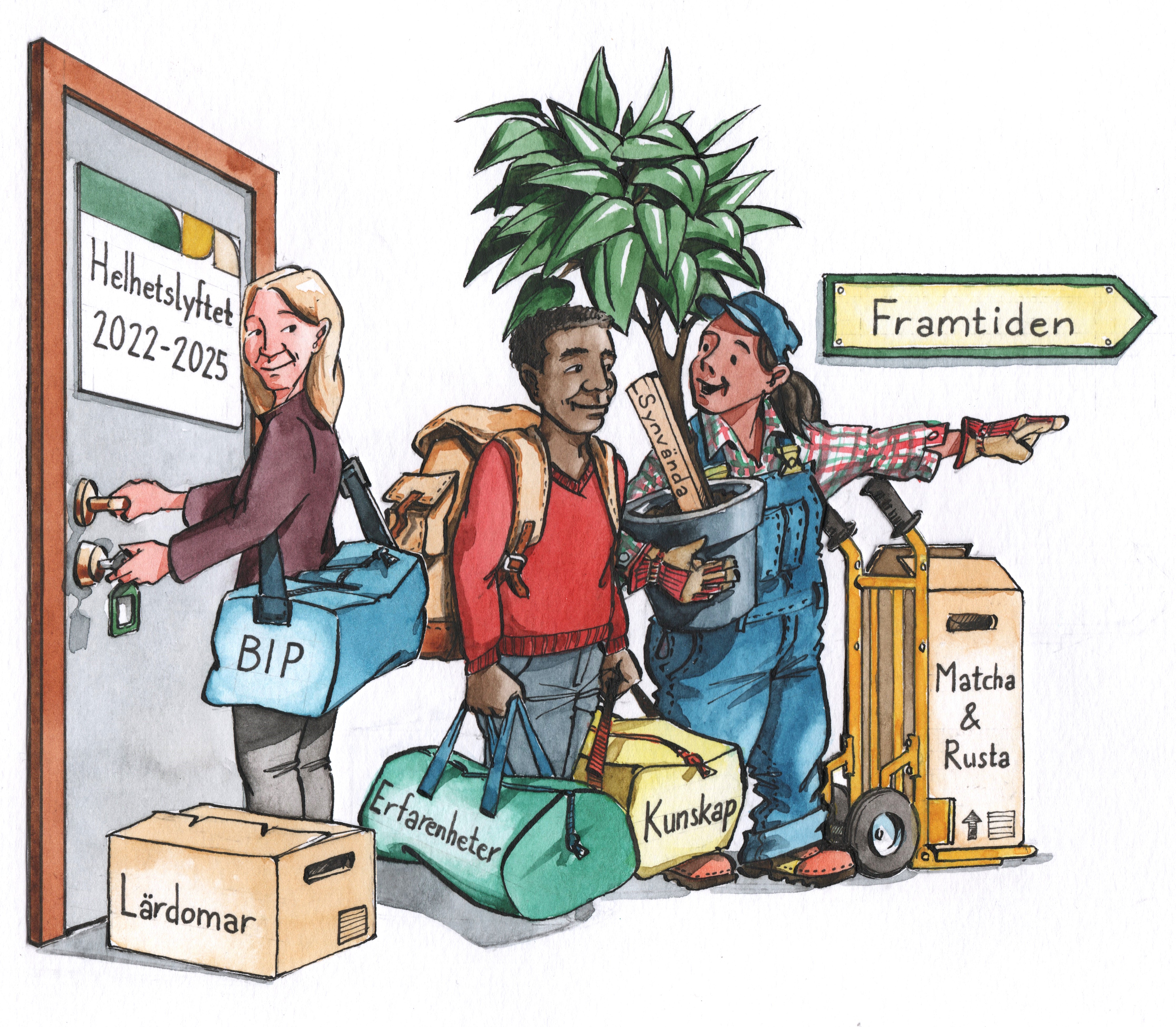 Illustration Mattias Kvick, Västra Götalandsregionen