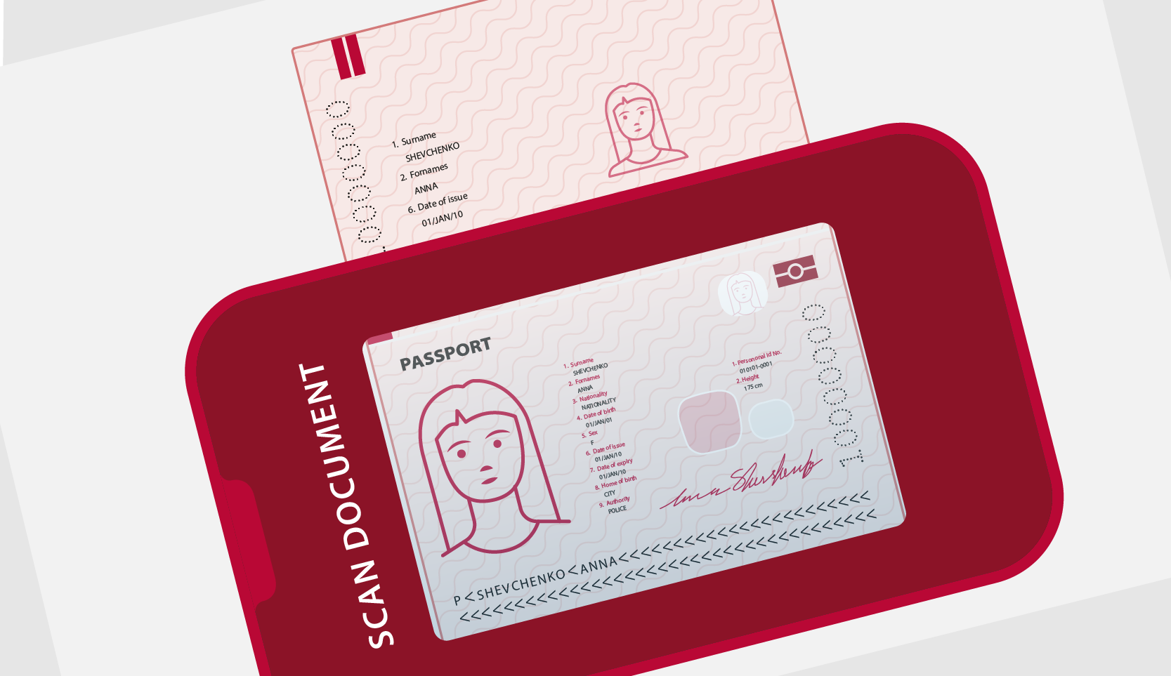 Digital passport check