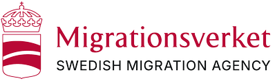 The Swedish Migration Agency's logo.