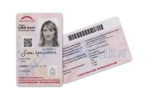 Fotokopia av ett LMA-kort.